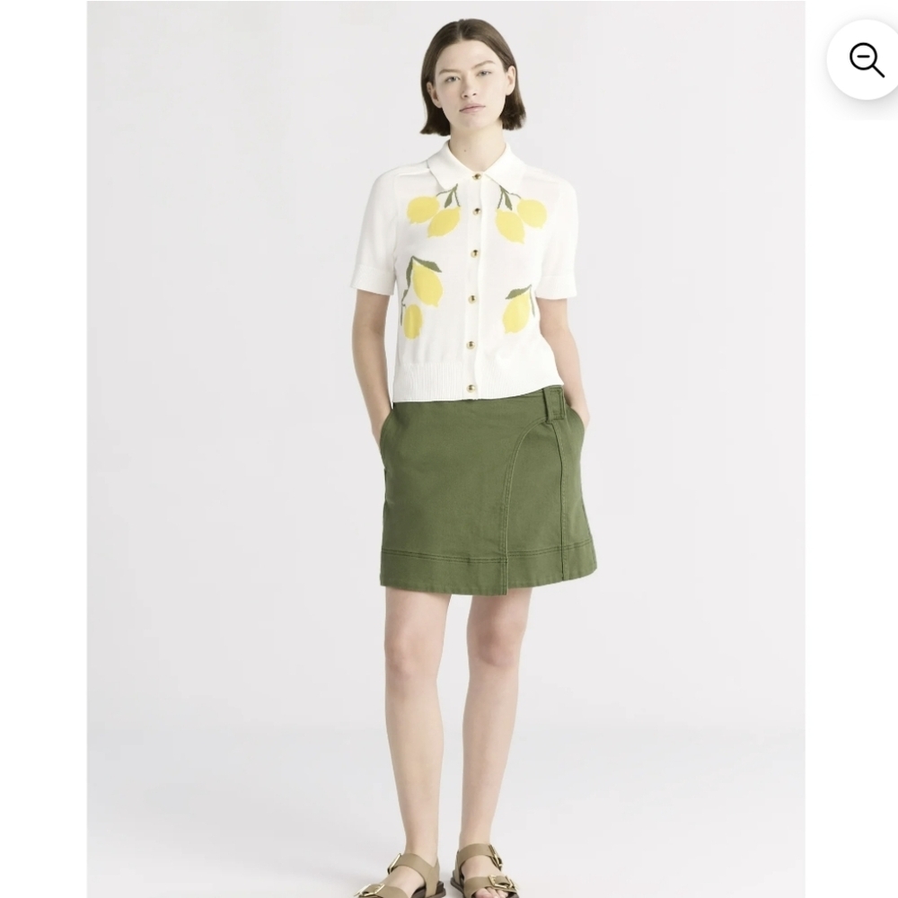 Olive Green Women's Skirt